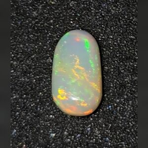 Ethiopian Opal Gemstone Cab with Neon Flashes